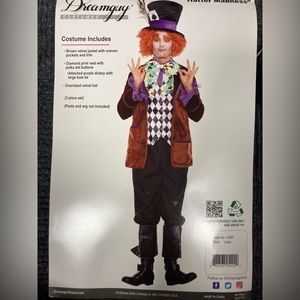 Mens large Mad Hatter Costume